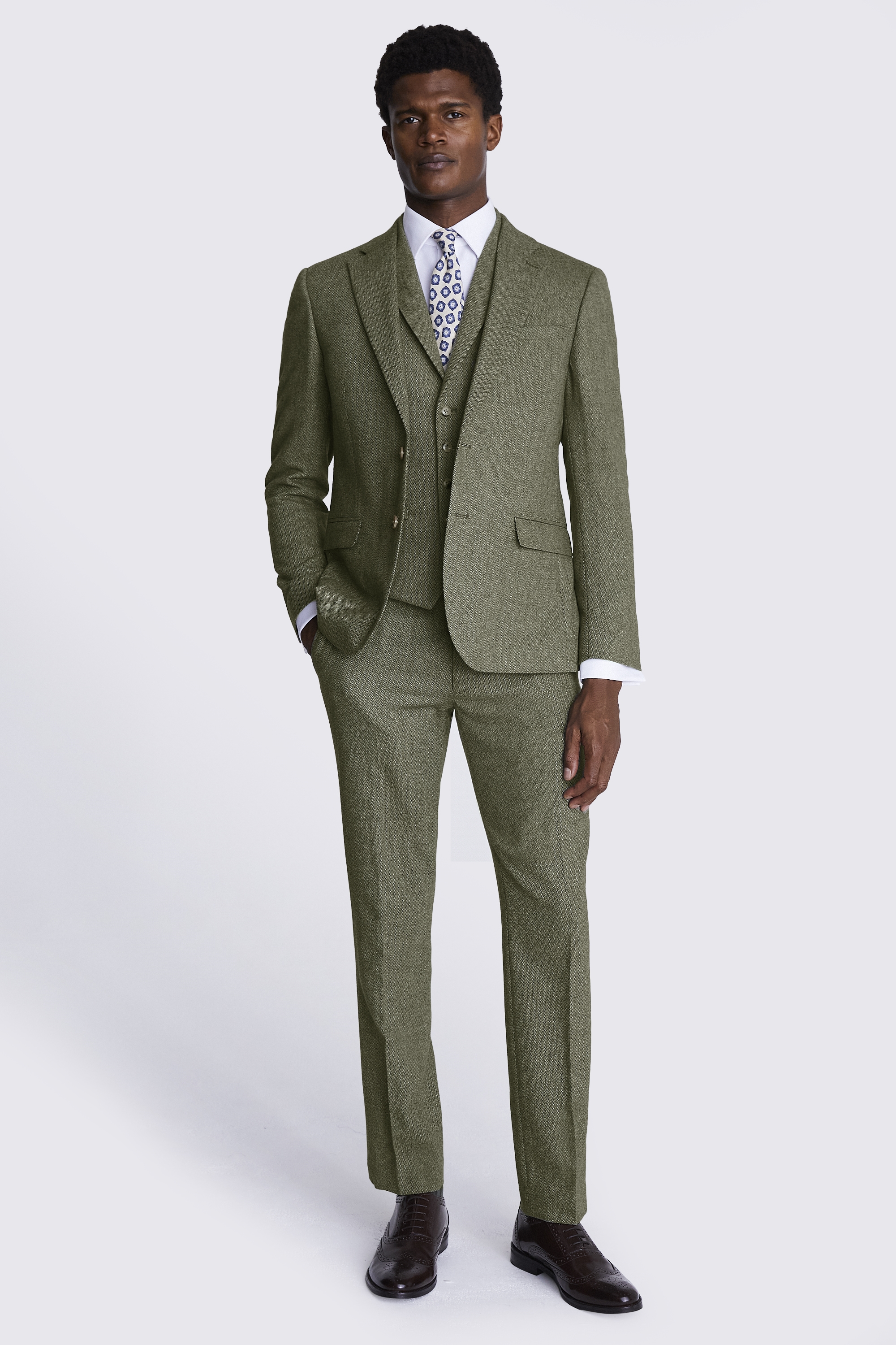 Slim Fit Light Grey Velvet Jacket    Buy Online at Moss