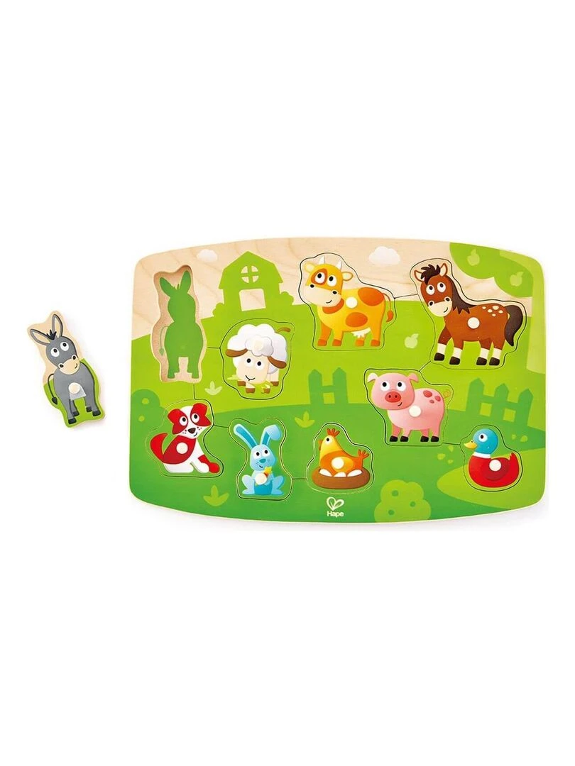 Puzzle FARMYARD PEG Hape N/A