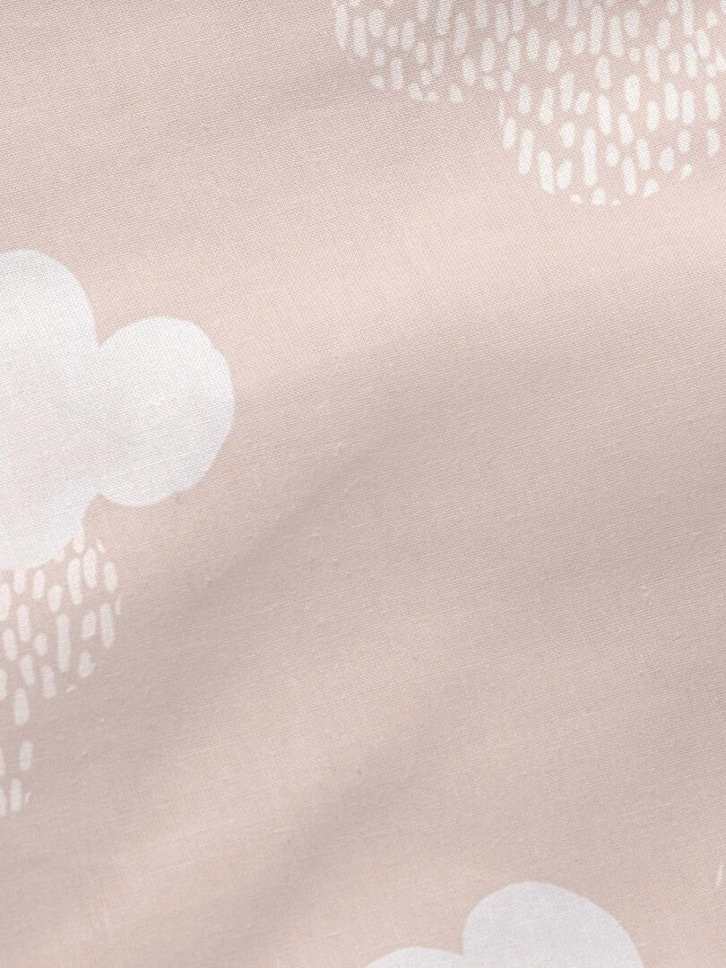 Couchage prêt à dormir Sans rembourrage Clouds "Happyfriday"   Blanc Rose