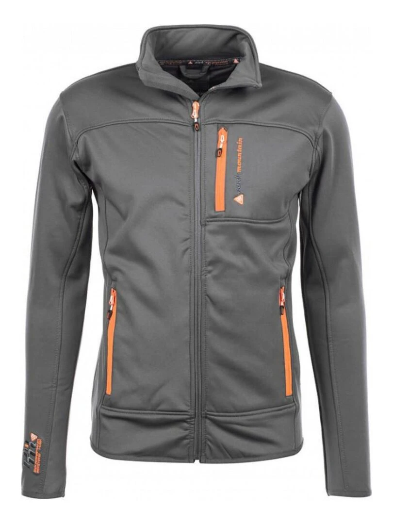 Blouson polar shell homme CANTON PEAK MOUNTAIN Gris