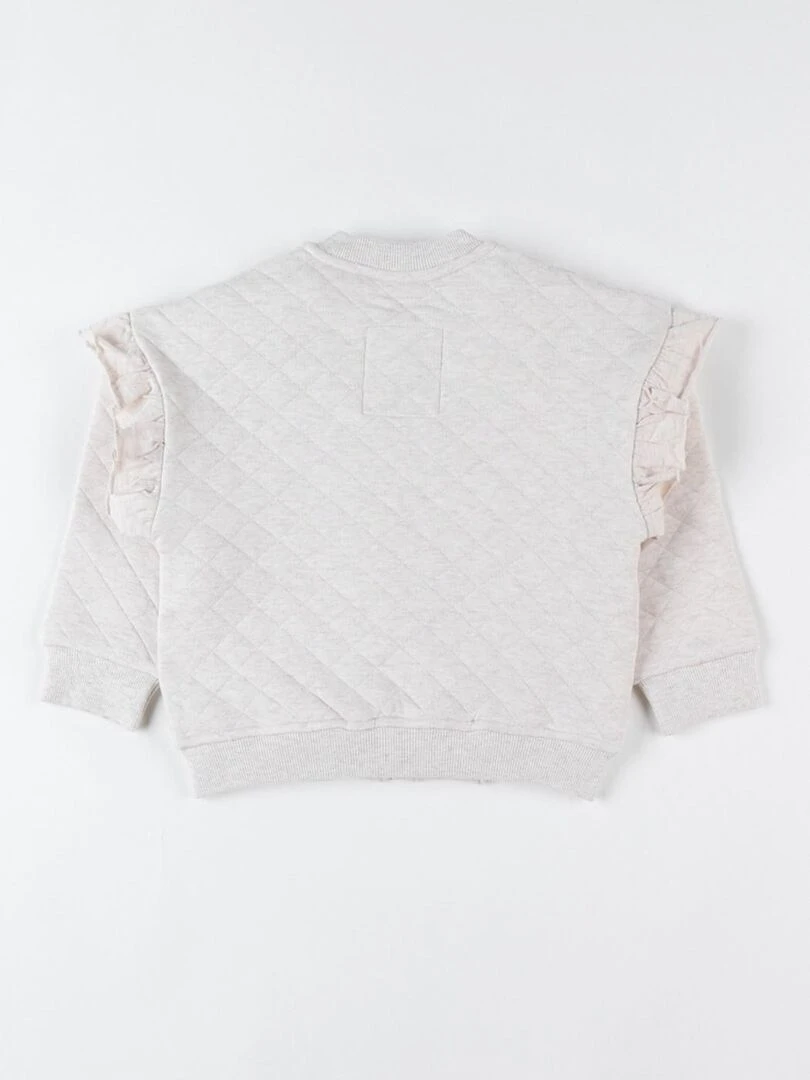Veste zippée matelassée chiné Noukie's Beige
