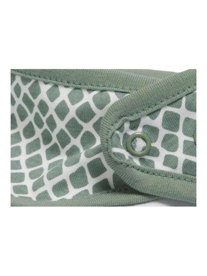 Bavoir Bandana Snake Vert Cendré (2pcs)   Jollein   Vert