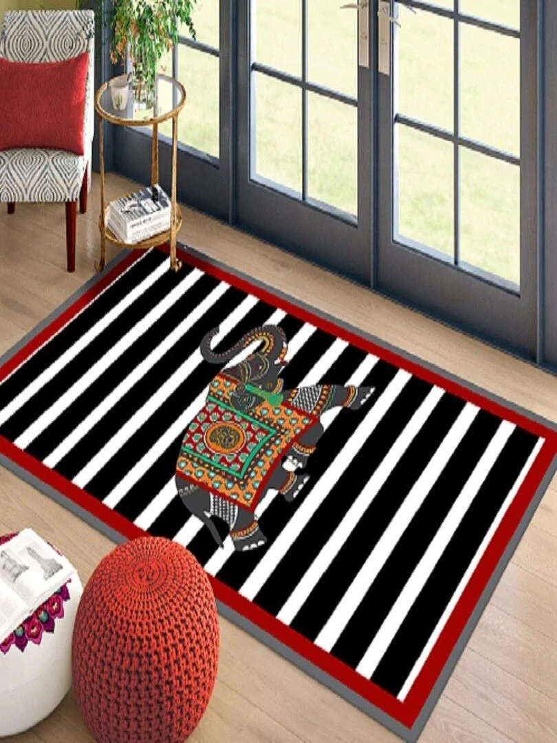 Tapis Gan Rouge Rouge