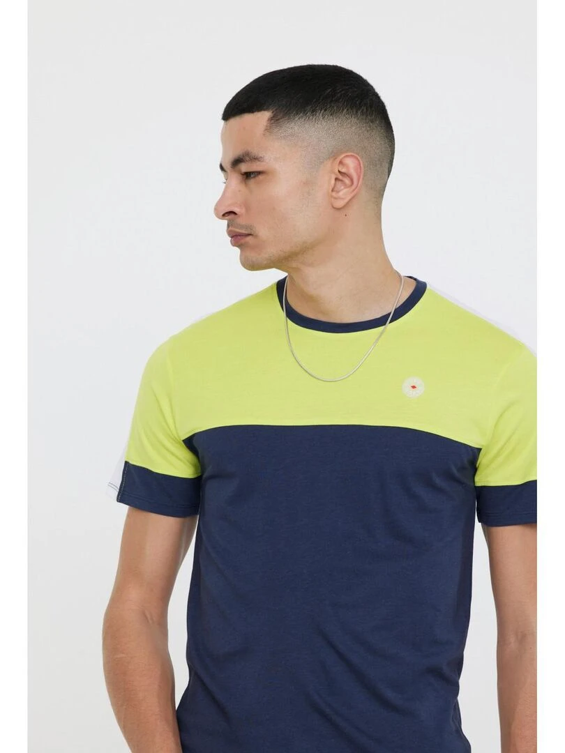 Lee Cooper   T shirt manches courtes modal regular ANTOINE   Bleu foncé