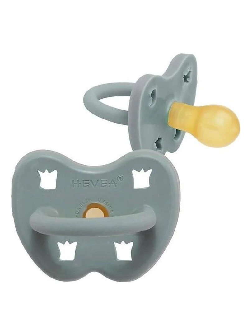 Tétine ronde caoutchouc naturel 3 36 mois Gris   Boite unitaire     Gris