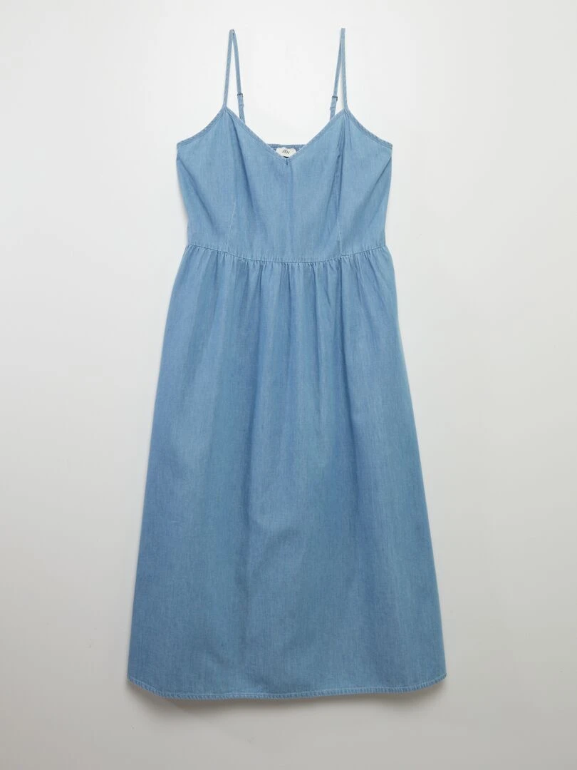 Robe courte effet jean 'JDY' Bleu