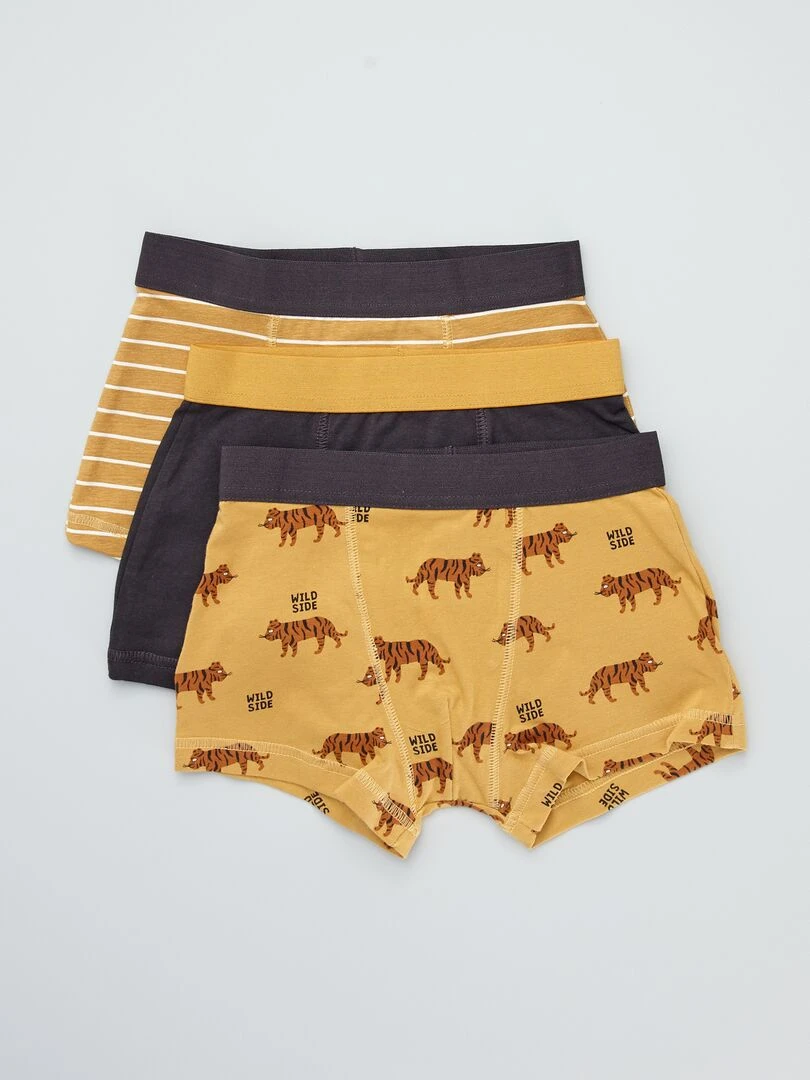 Lot de 3 boxers JAUNE
