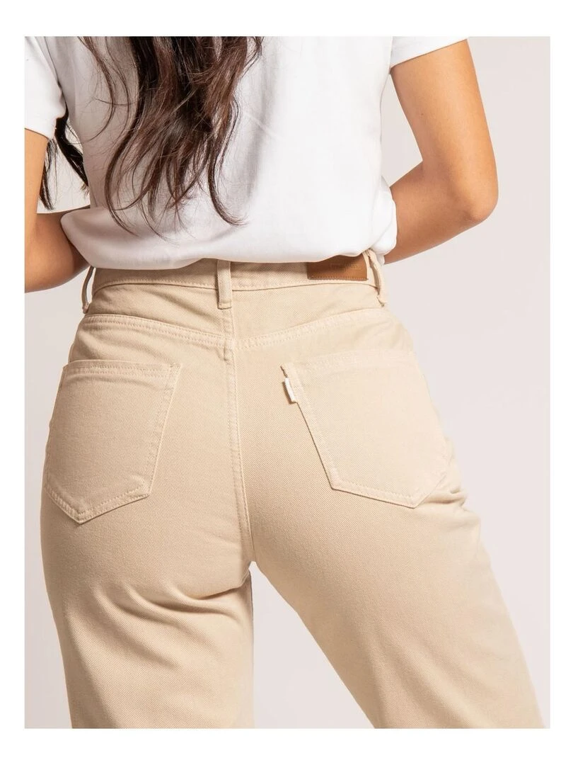 Pantalon coupe droite ERAM   Beige