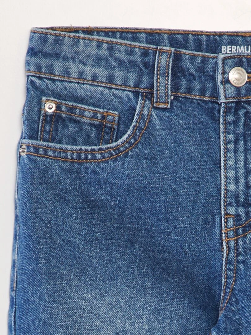 Bermuda en denim   Stone