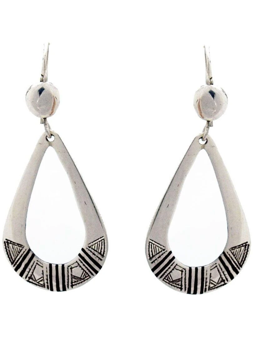 Boucles d'oreille touareg argent Argent