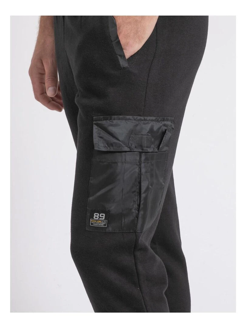 Pantalon battle molleton VANCOUVER   Noir