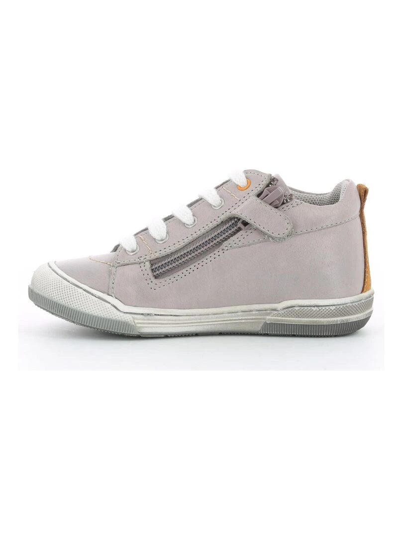 Sneakers hautes Cuir Zlat   Gris