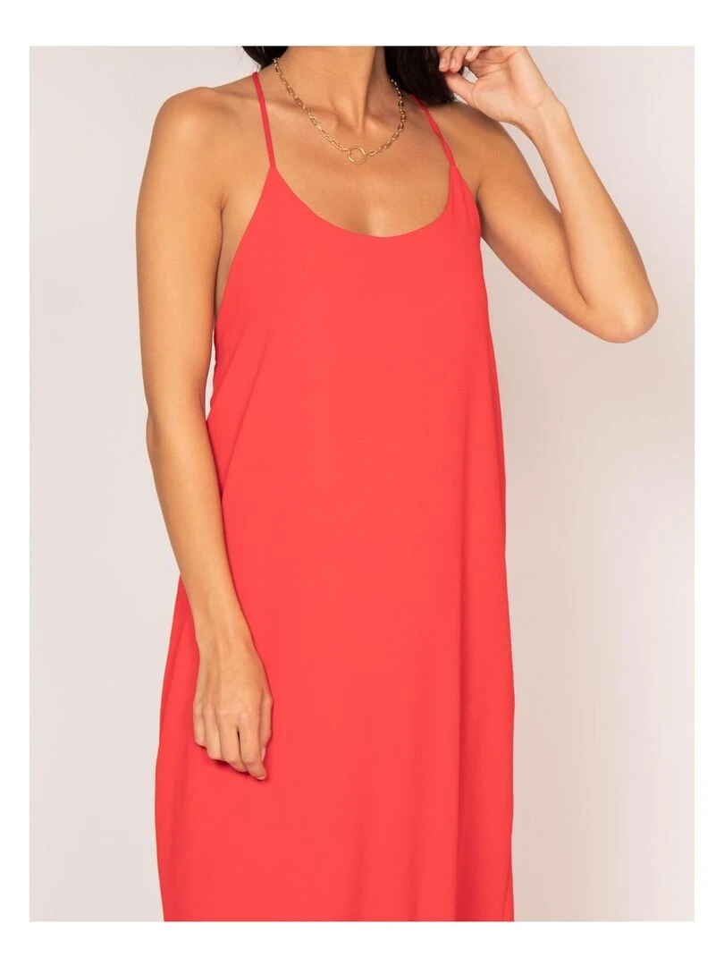 Robe longue IGGY   Rouge