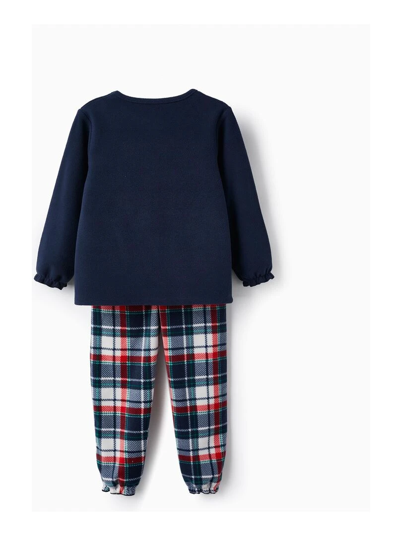 Pyjama en polaire pour fille 'Noël   Snow Globe'   NOËL   Bleu foncé