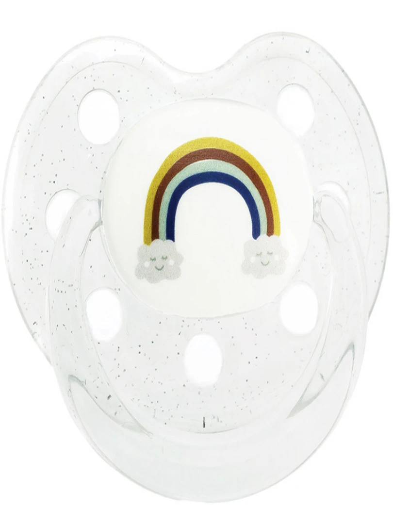 Sucette Bébé Physiologique Rainbow Arc en ciel (6 Mois Et +) Multicolore