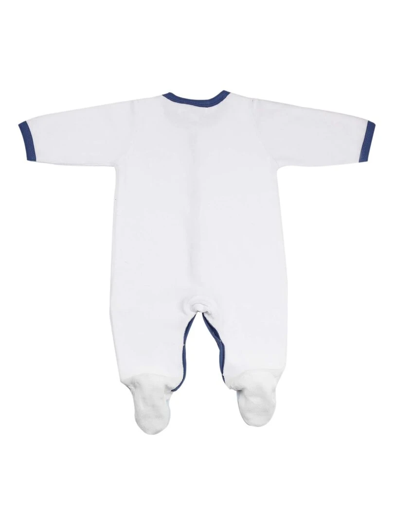 Pyjama velours   Blanc