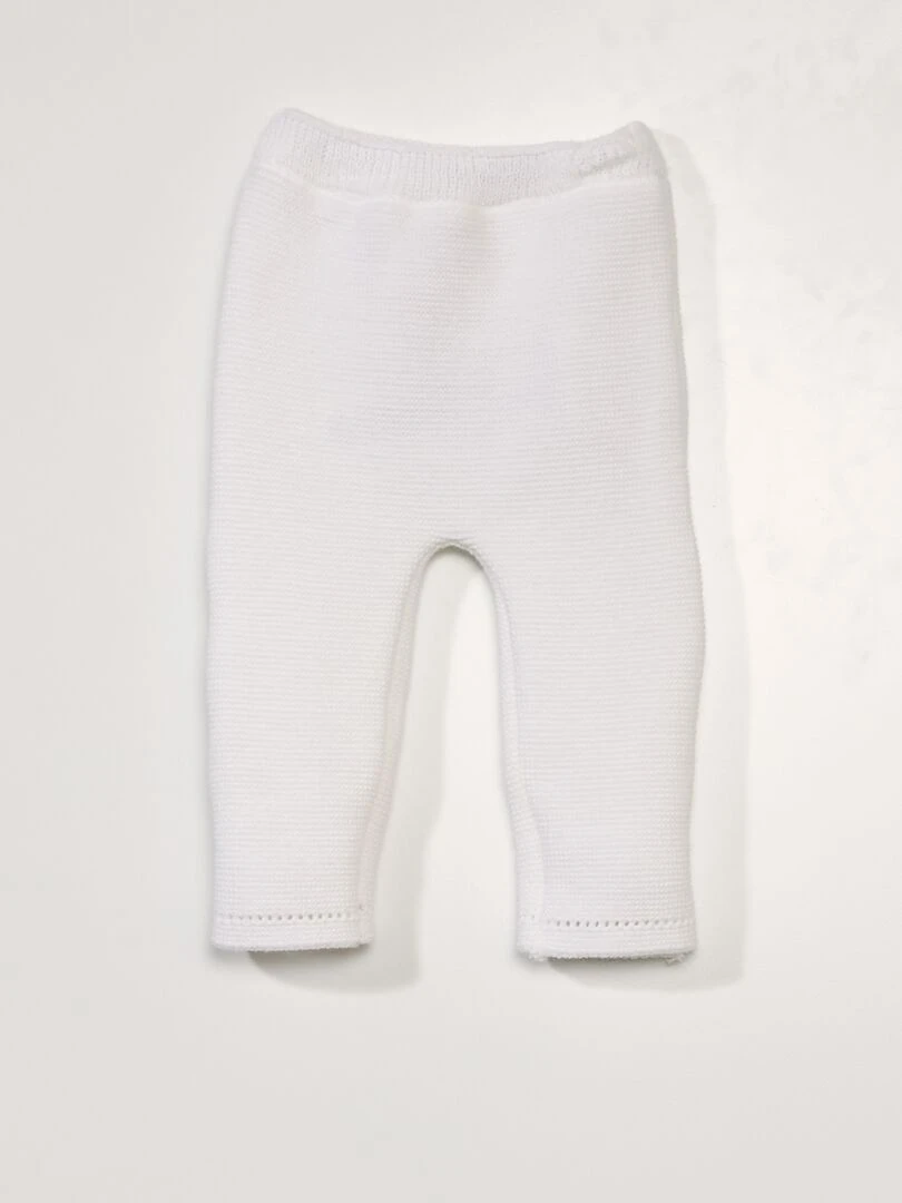 Pantalon 'La Manufacture de Layette' Made in France blanc