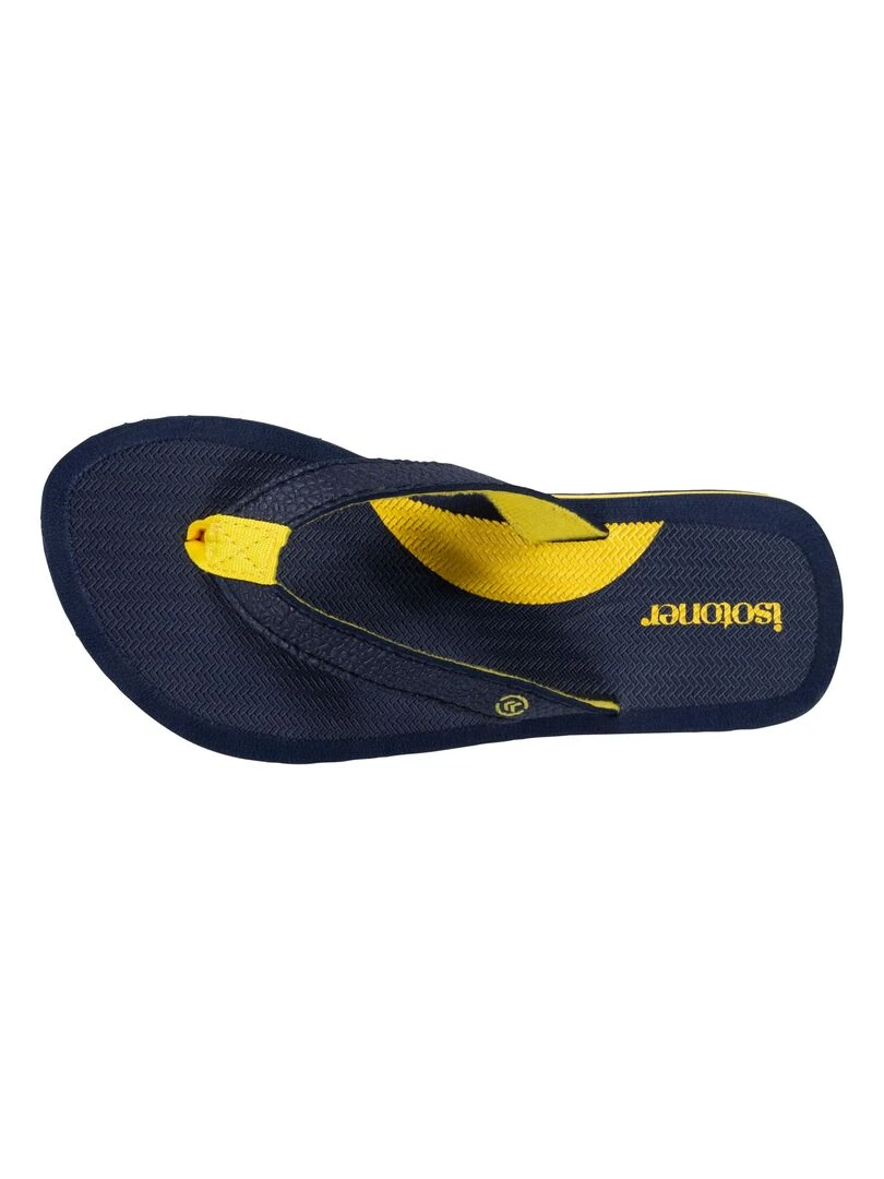 Chaussures Tongs Enfant confort Marine/Jaune Bleu marine