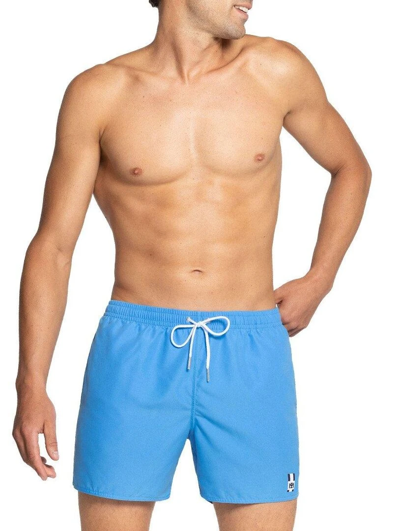 Short de bain avec cordon de serrage Cienguegos Bleu