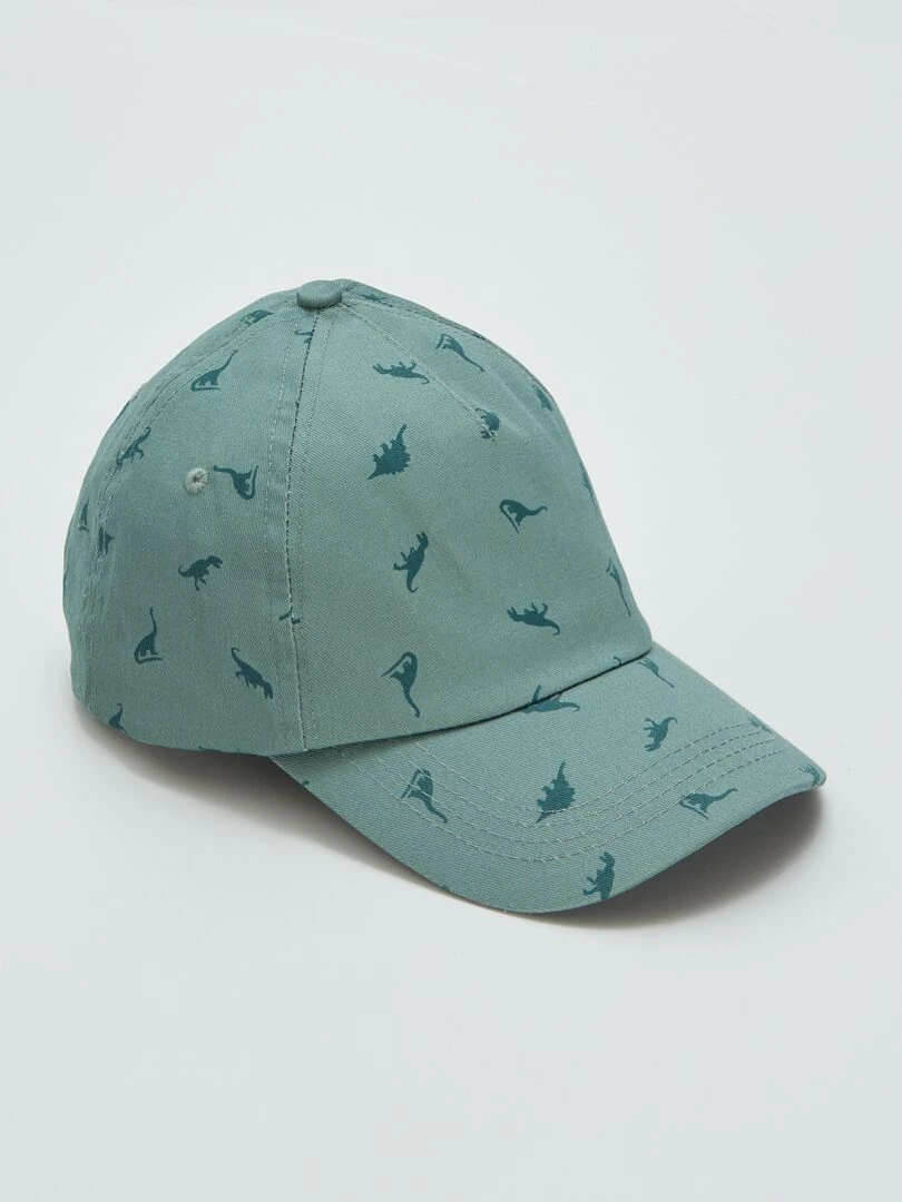 Casquette imprimé 'dinosaures' Vert