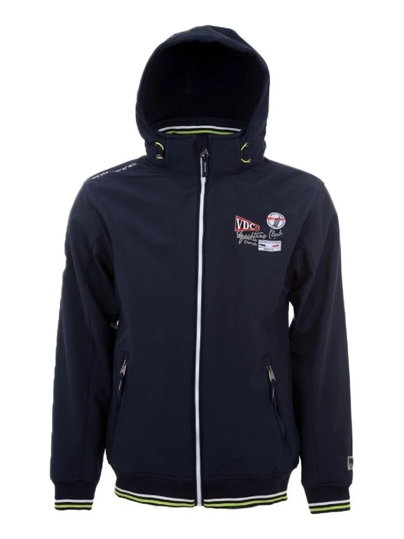 Blouson softshell homme CELORIEN   VENT DU CAP   Bleu marine