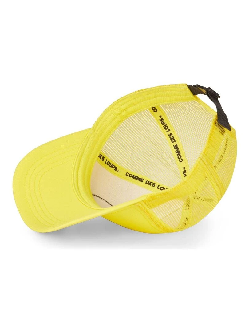 Casquette avec filet uni Neo Comme Des Loups   Jaune