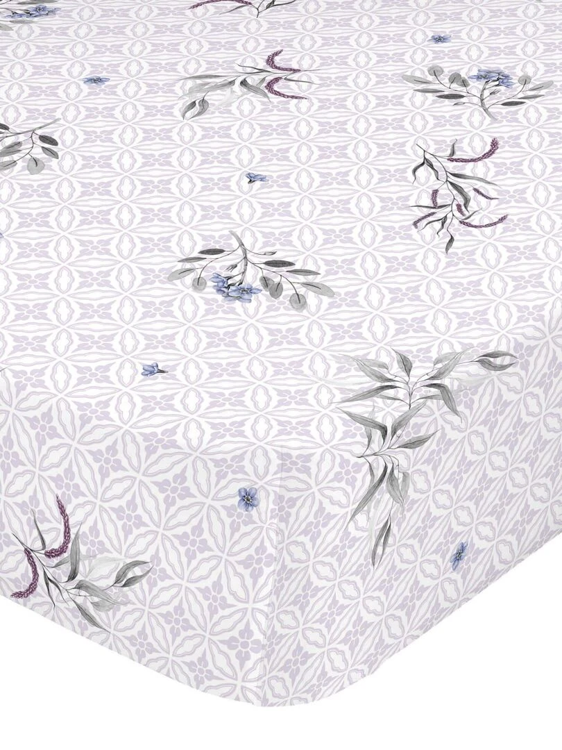 Drap housse Delicate bouquet "Happyfriday" Multicolore
