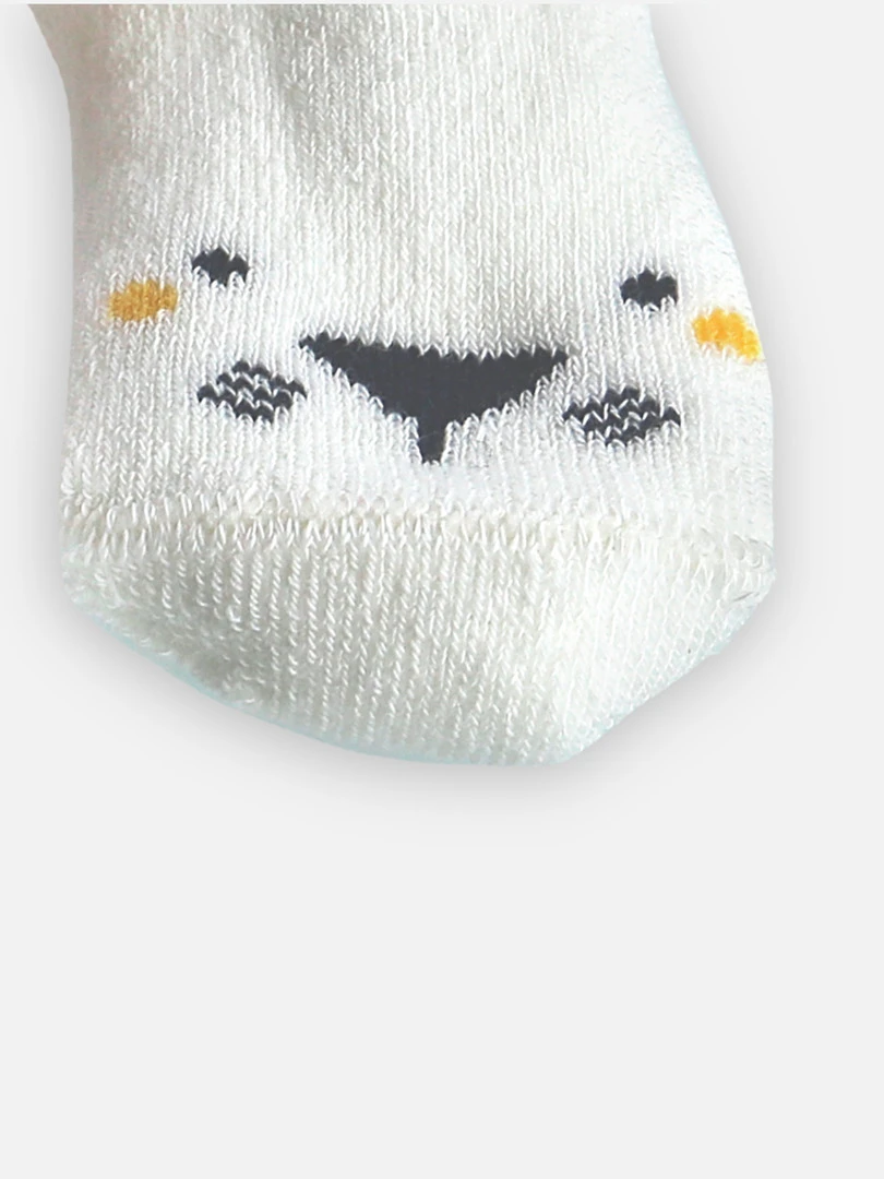 Coffret Chaussons Mousse   Noir Blanc