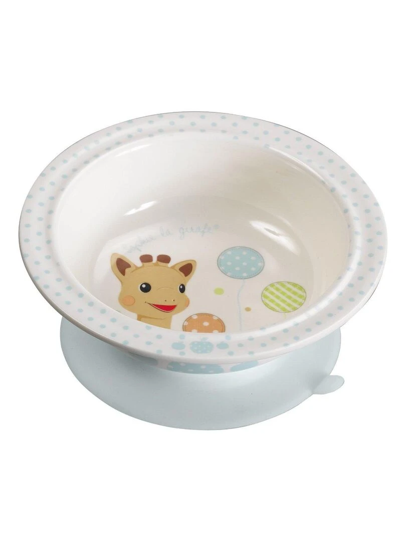 Coffret repas Sophie la girafe : Les ballons   Bleu