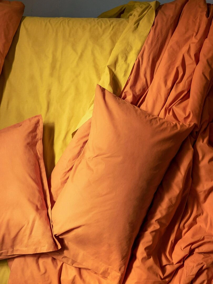 Housse de couette Basic "Happyfriday"   Marron