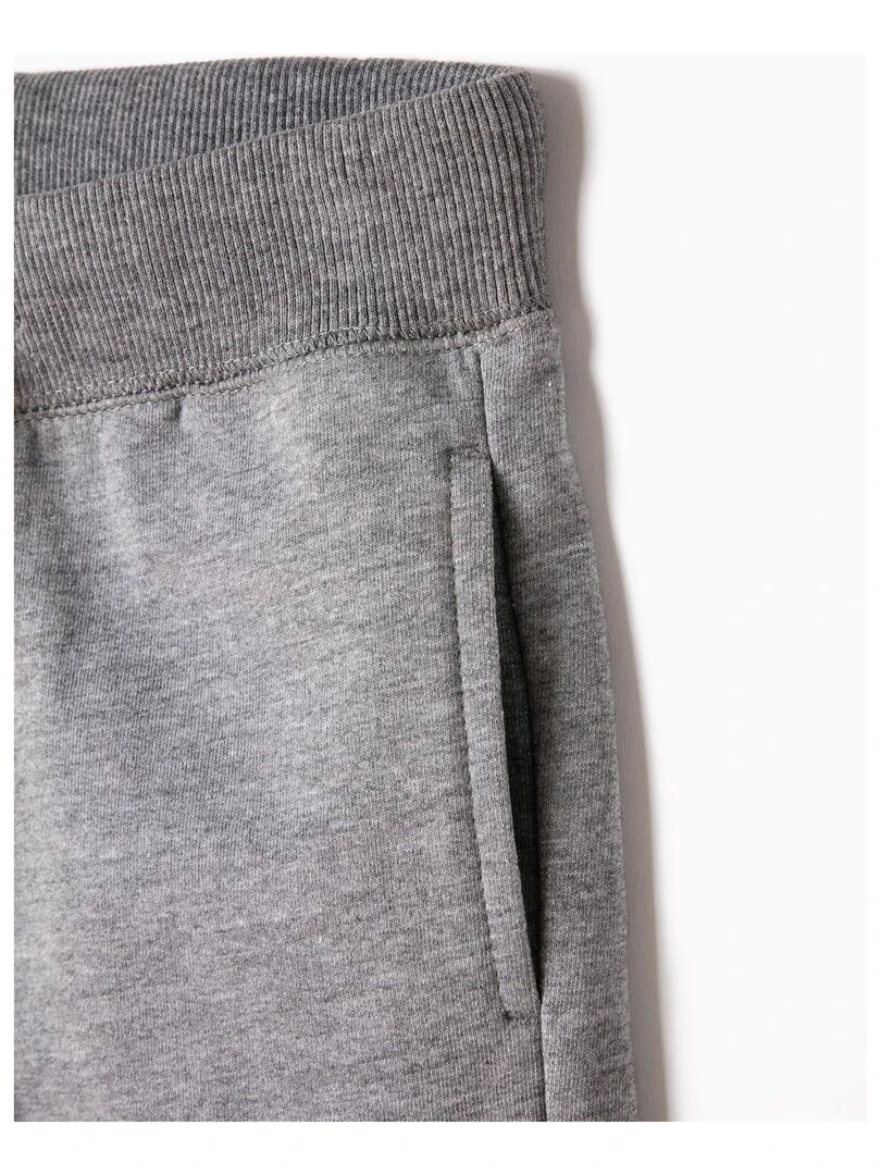 Pantalon de Jogging en Coton Garçon  ESSENTIALS LINE   Gris