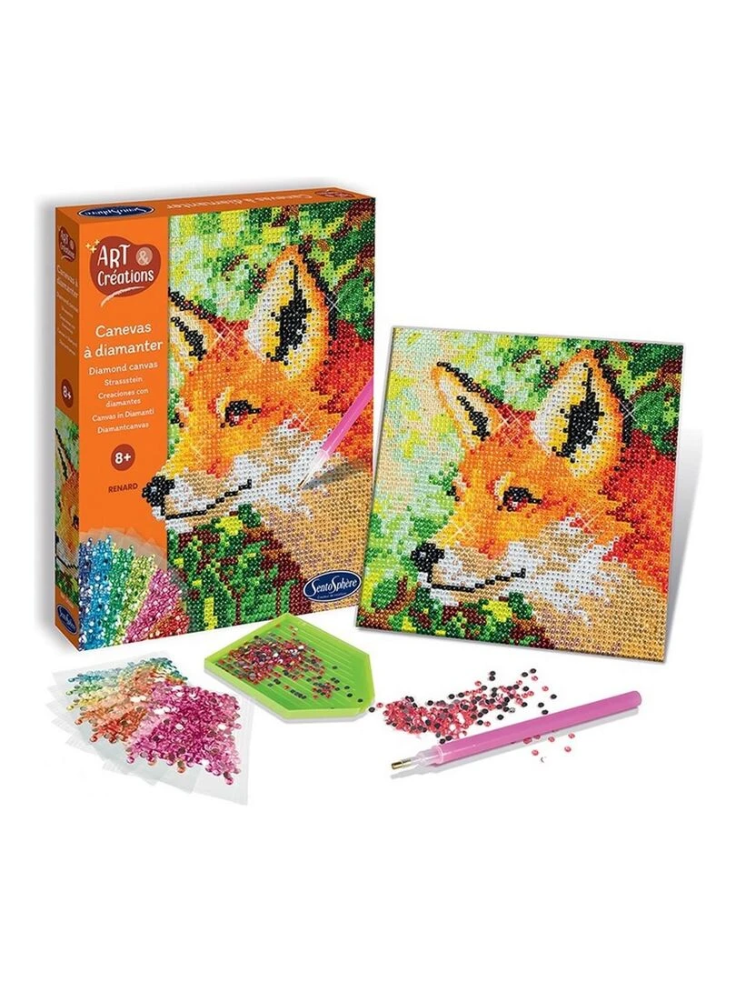 Canevas a diamanter Renard Art et creations N/A