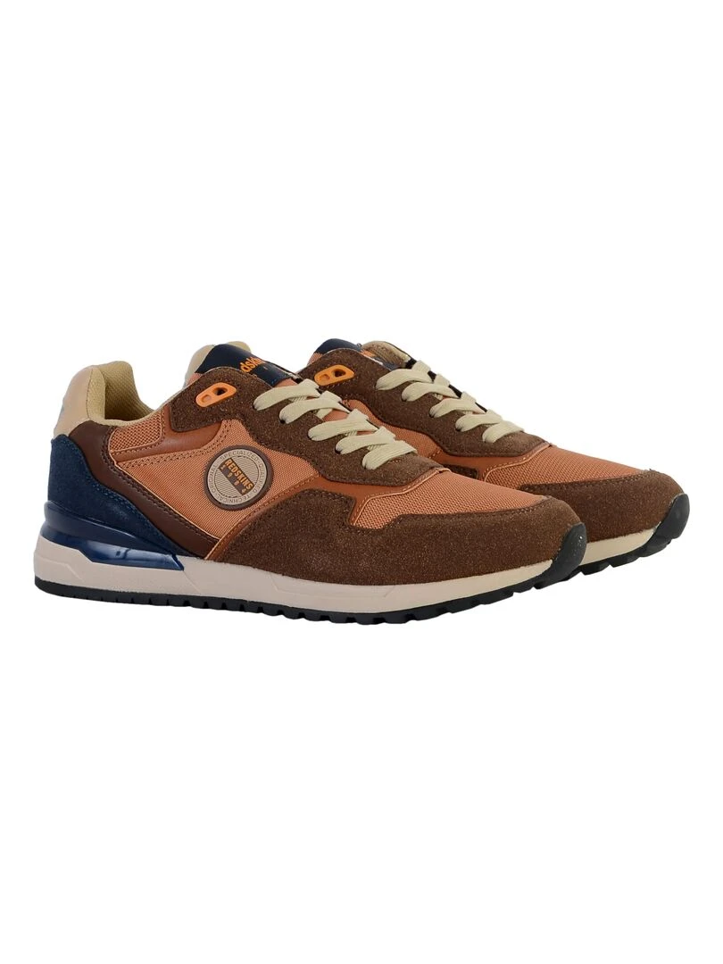 Basket à Lacets Redskins Oyat   Marron