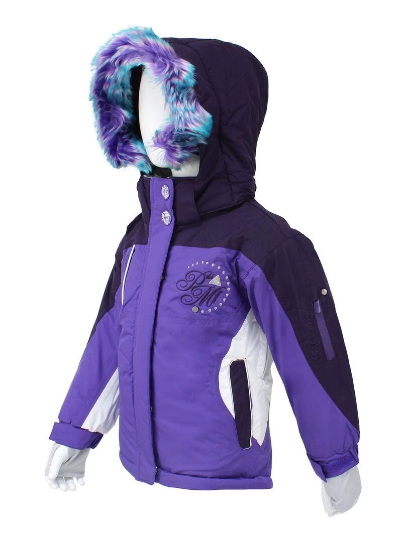 Blouson de ski fille FALAZA   PEAK MOUNTAIN   Violet