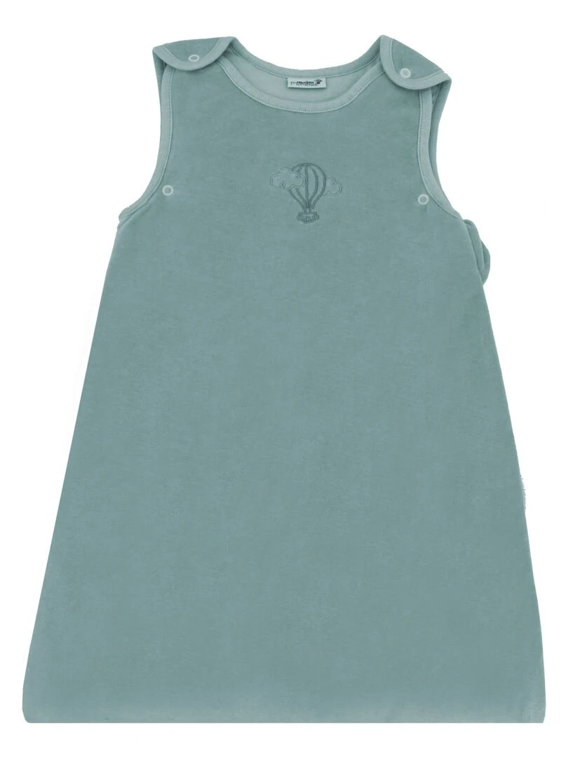 Gigoteuse évolutive 3 6 mois en Velours & Coton Bio Forêt   Vert forêt