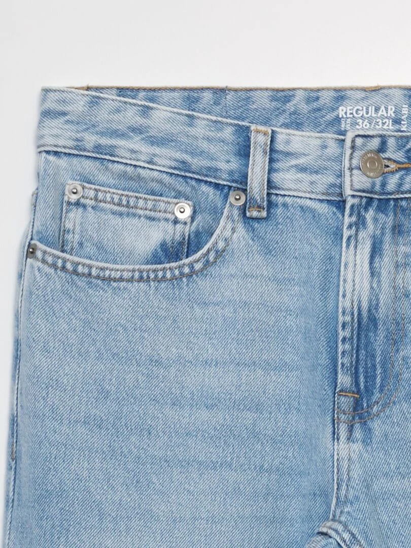 Jean droit L32 Bleu
