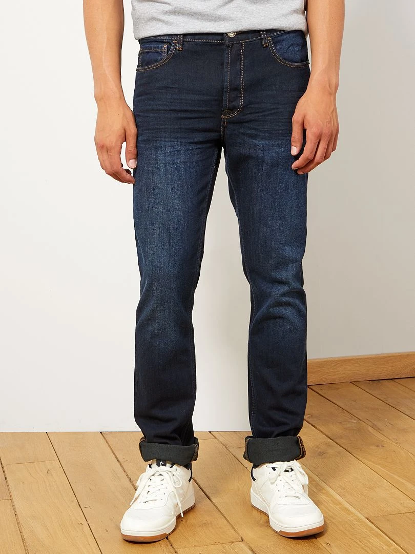 Jean regular L34   bleu indigo