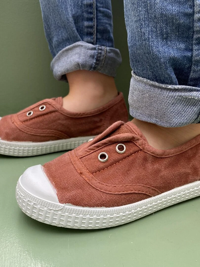 Baskets toile Tiwi marron   Marron