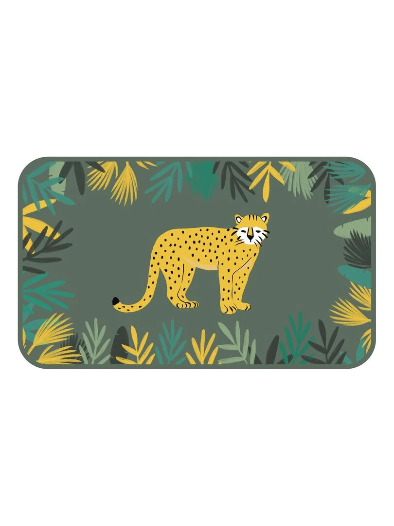 Tapis velours Animaux Sauvages Vert