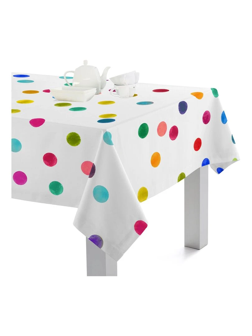 Nappe Confetti "Happyfriday"   Blanc
