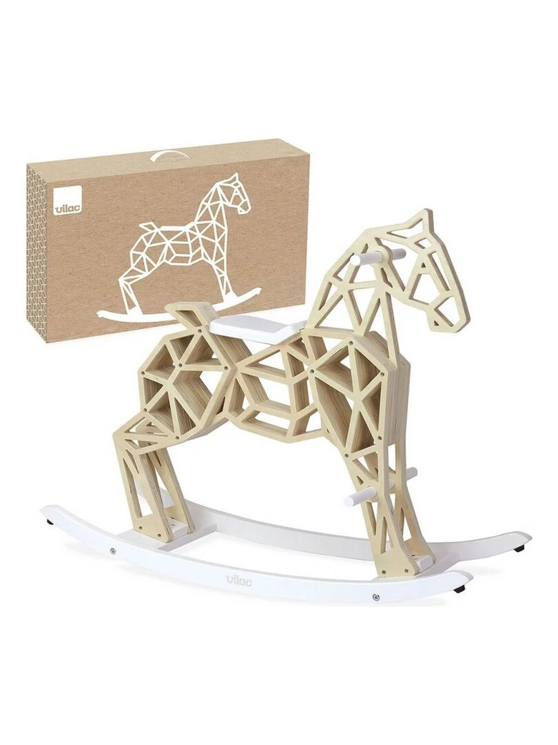 Jouet à bascule en bois : cheval à bascule diamant N/A