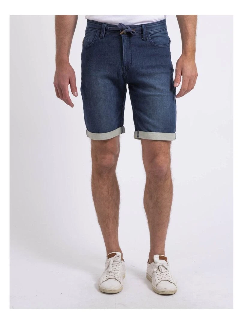 Bermuda en jean BRICO Bleu foncé