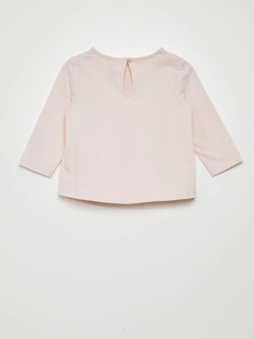 Ensemble t shirt + legging   2 pièces   Bleu marine/rose