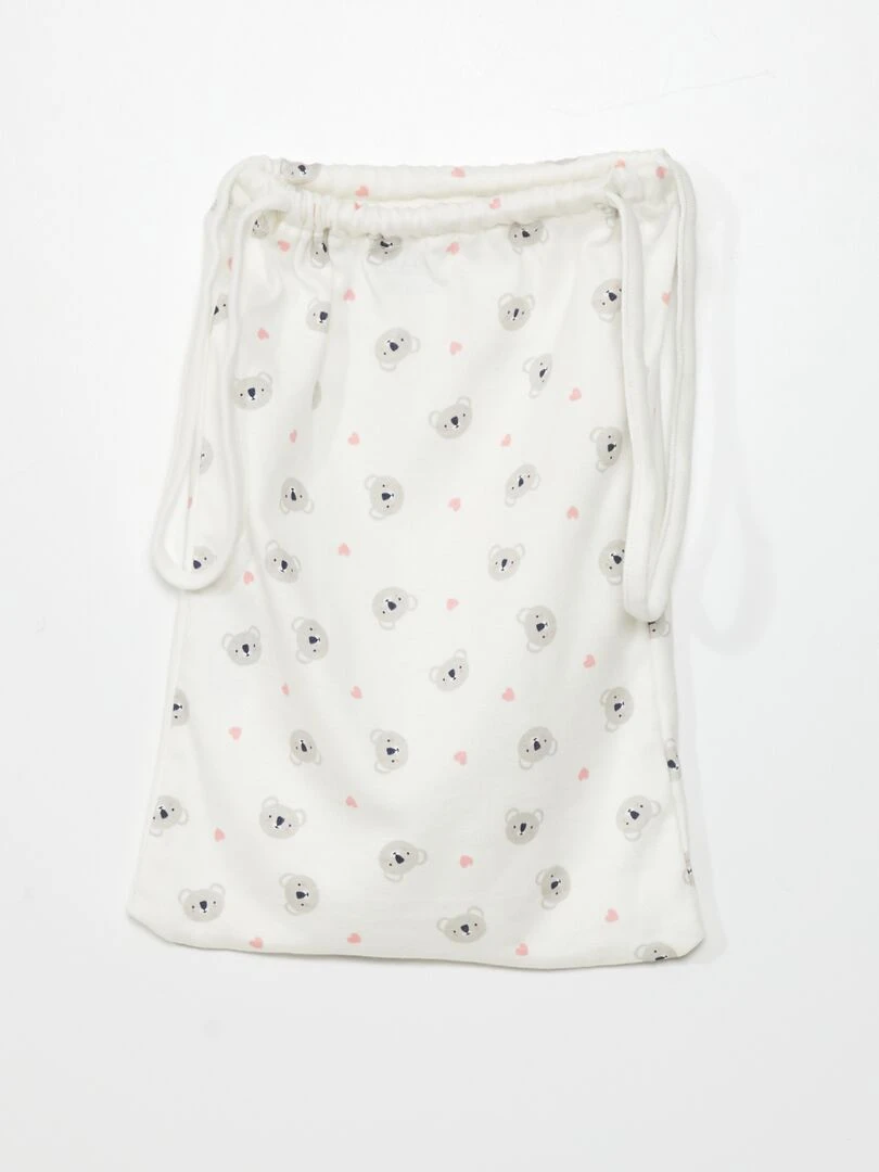 Lot de 2 débardeurs + 3 culottes   5 pièces   Blanc