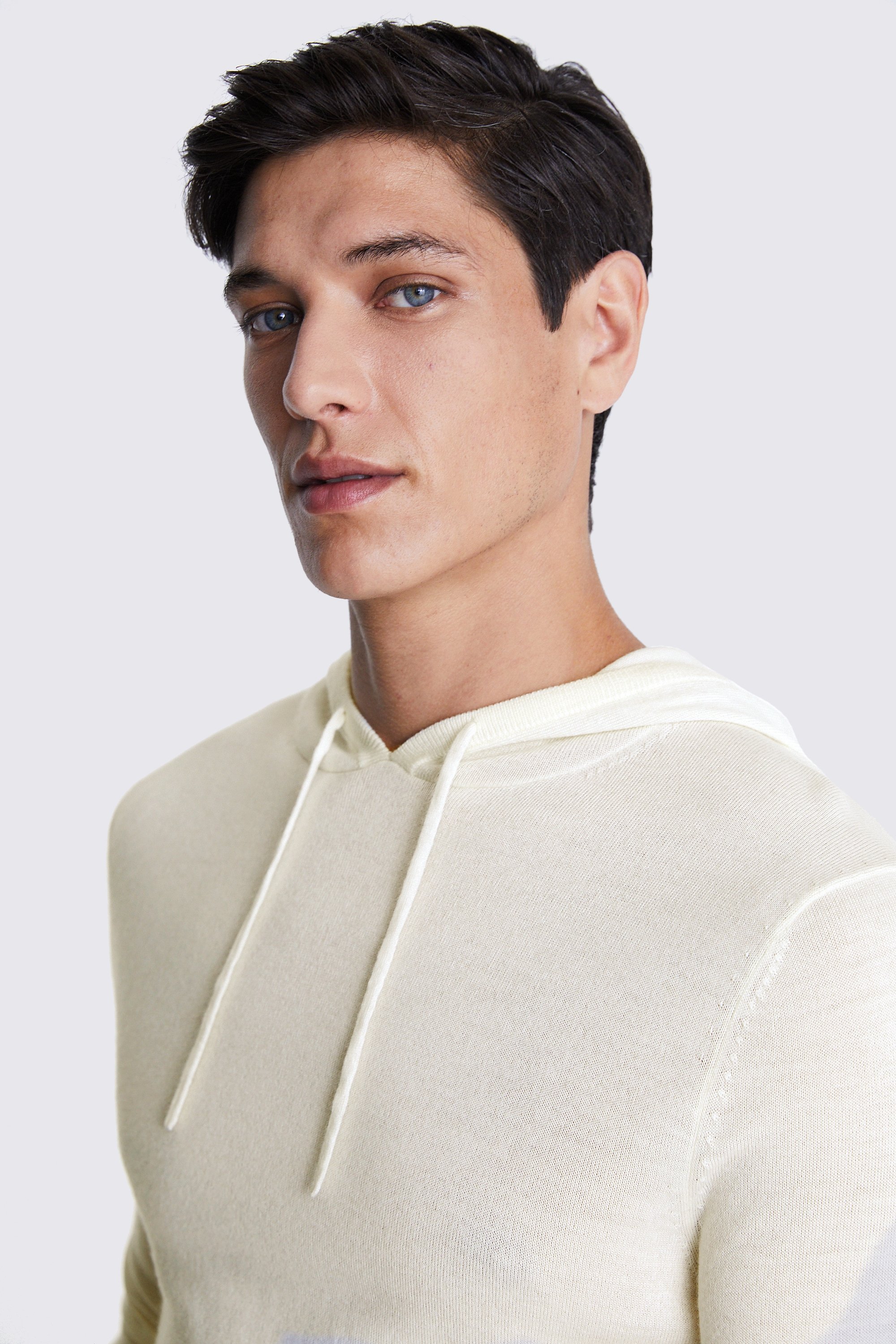 White Merino Mock-Neck Jumper   Buy Online at Moss