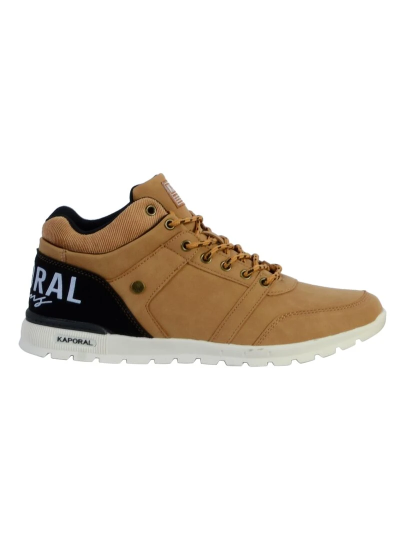 Basket Montante Cuir Kaporal Dawson Marron