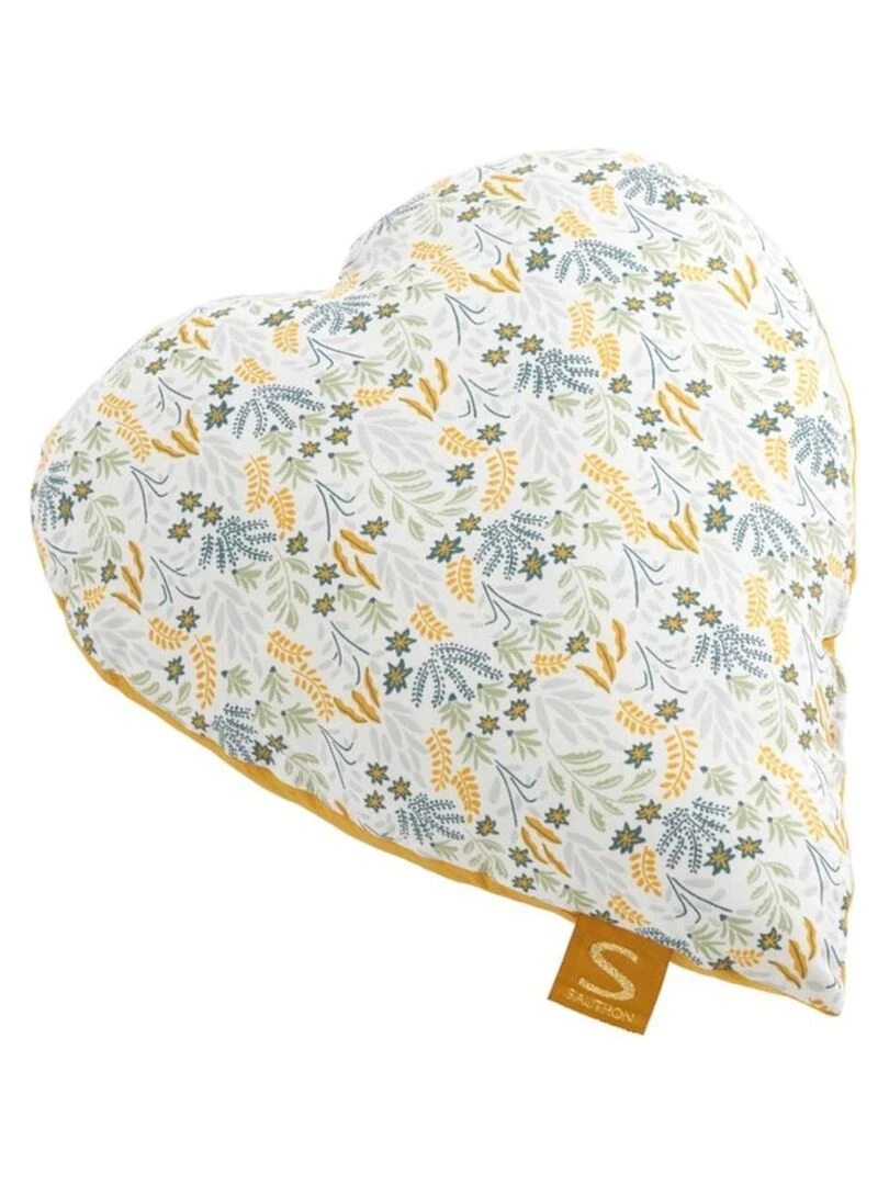 Coussin déco 30x30cm en coton jaune SAUTHON Jaune