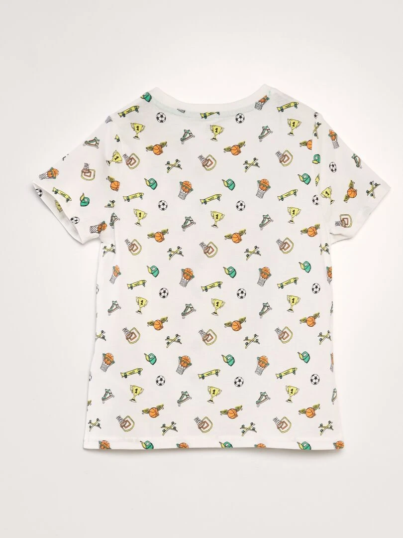 T shirt imprimé   BEIGE