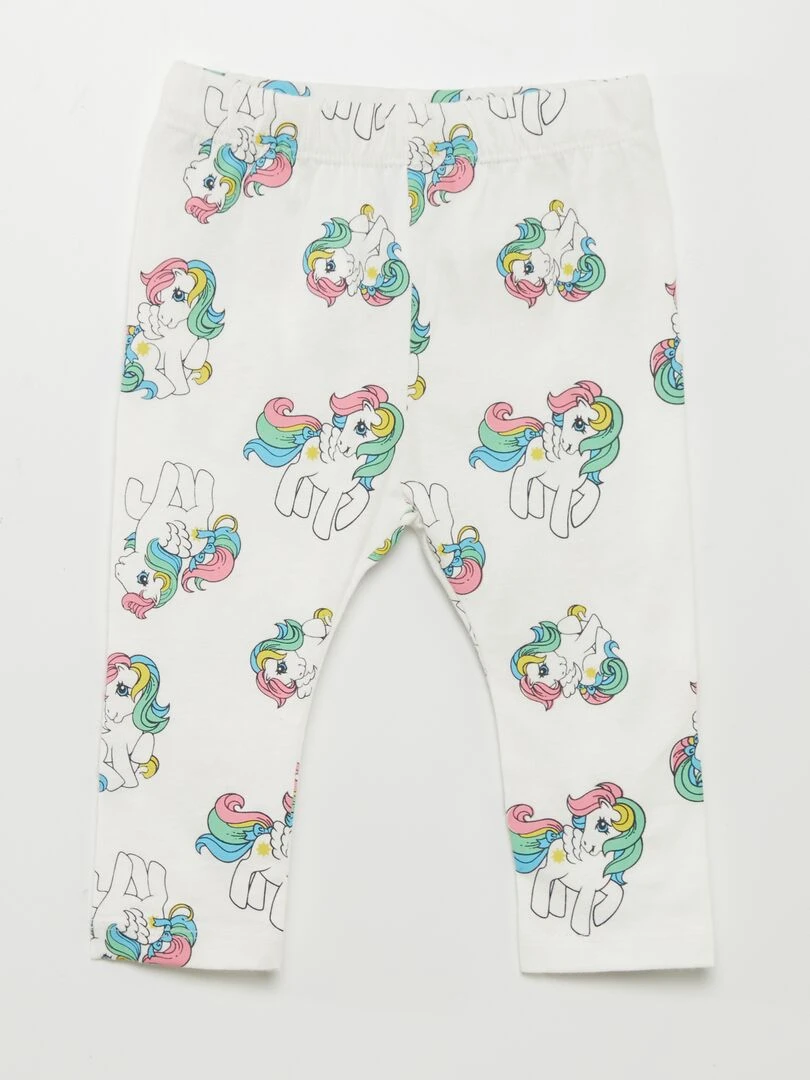 Ensemble tee shirt + legging 'My little poney'   Violet