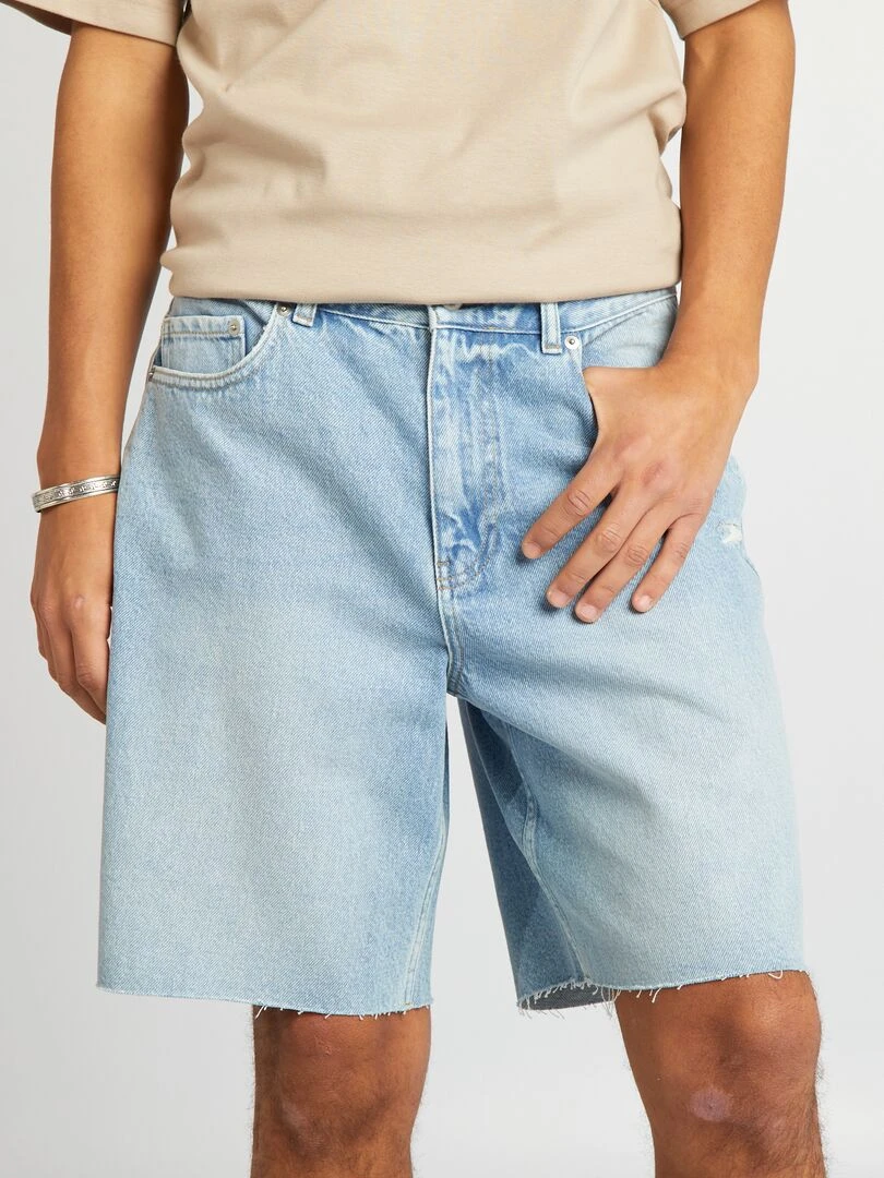 Bermuda en jean   Double stone
